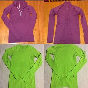 Lululemon size 4 swiftly long sleeve/1/4 zip!!